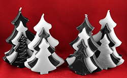Weihnachtsbaumkerzen Tannenbaumform